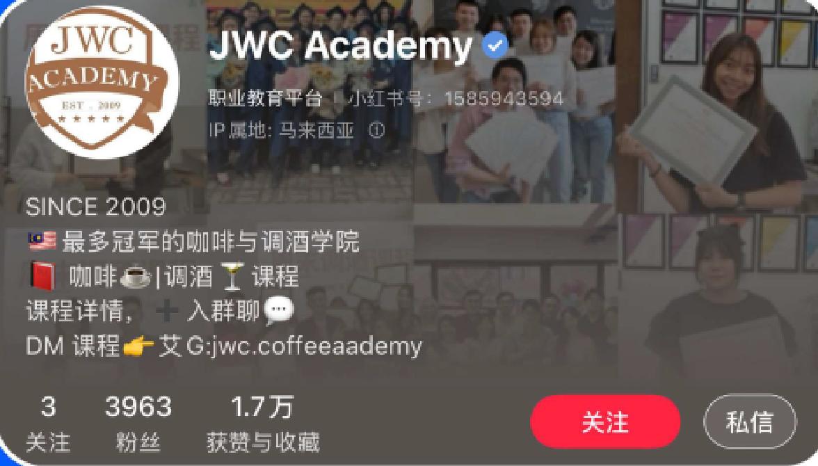 JWC Academy专业号与历史投放数据，来源于大川中昱公司服务资料第22页